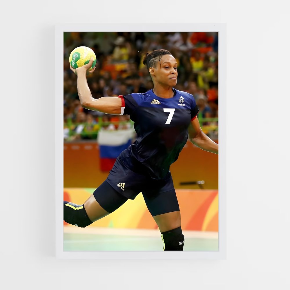 Poster Laura glauser – affiche Handball (vue 3)